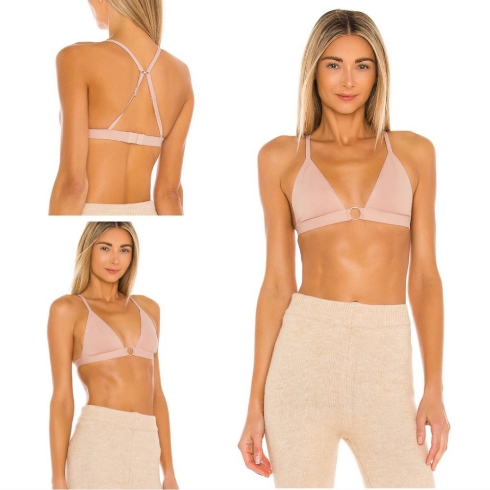 Free People Blush Pink Triangle Bralette